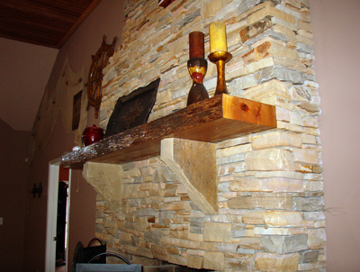 Cypress Mantel