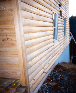 Half Log Siding